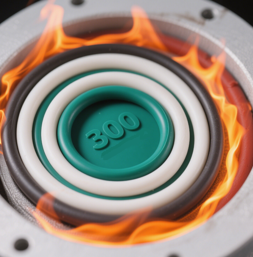 Transparent silicone that can withstand 300 degrees Celsius