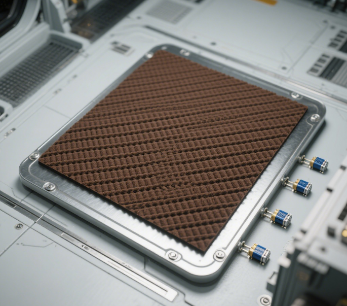 wave-absorbing rubber in satellite communication equipment
