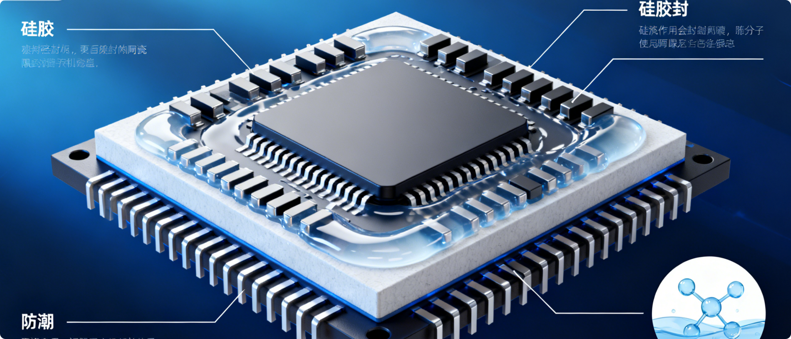 Application Analysis of Silicone Rubber Sealants for Chips插图