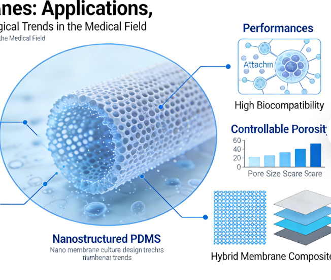 PDMS Membranes: Applications, Performance and Technological Trends in the Medical Field插图 PDMS Membranes: Applications, Performance and Technological Trends in the Medical Field插图