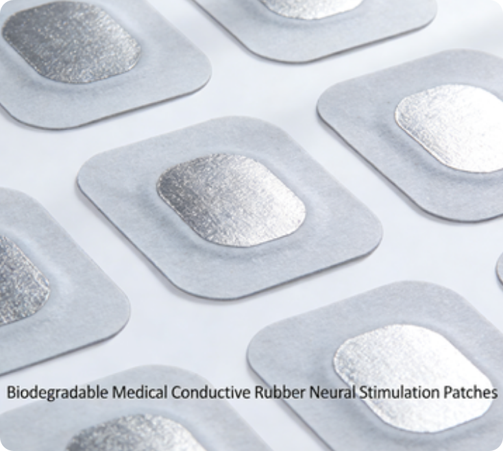 Electrically conductive rubber products for biodegradable medical conductive rubber neural stimulation patches插图
