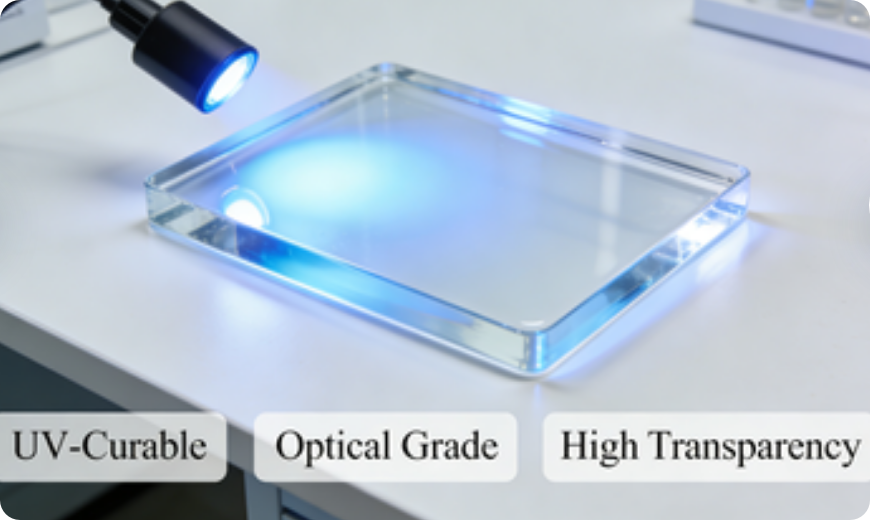 Optical UV-Curable Silicone