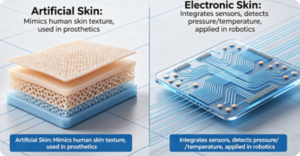 Artificial Skin and Electronic Skin