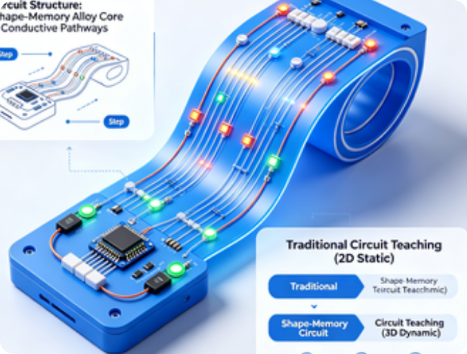 Conductive Shape-Memory VR Haptic Glove — Authentic Tactile Perception in Virtual Reality