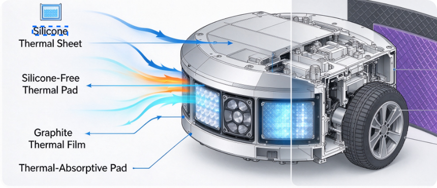 Guide to Material Selection and Application of Thermal Interface Sheets and Electromagnetic Shielding Materials for LiDAR插图
